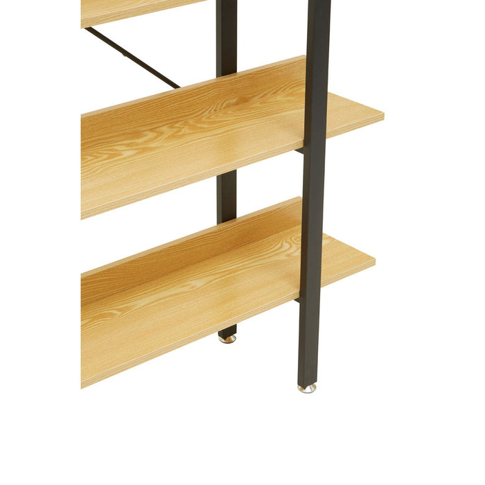 LAXTON 5 TIER LIGHT YELLOW SHELF UNIT - Modern Home Interiors