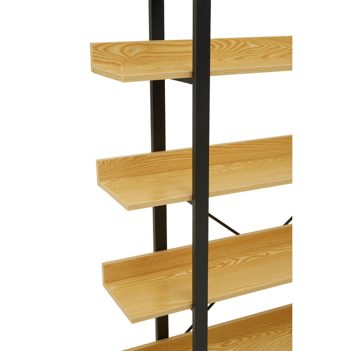 LAXTON 5 TIER LIGHT YELLOW SHELF UNIT - Modern Home Interiors