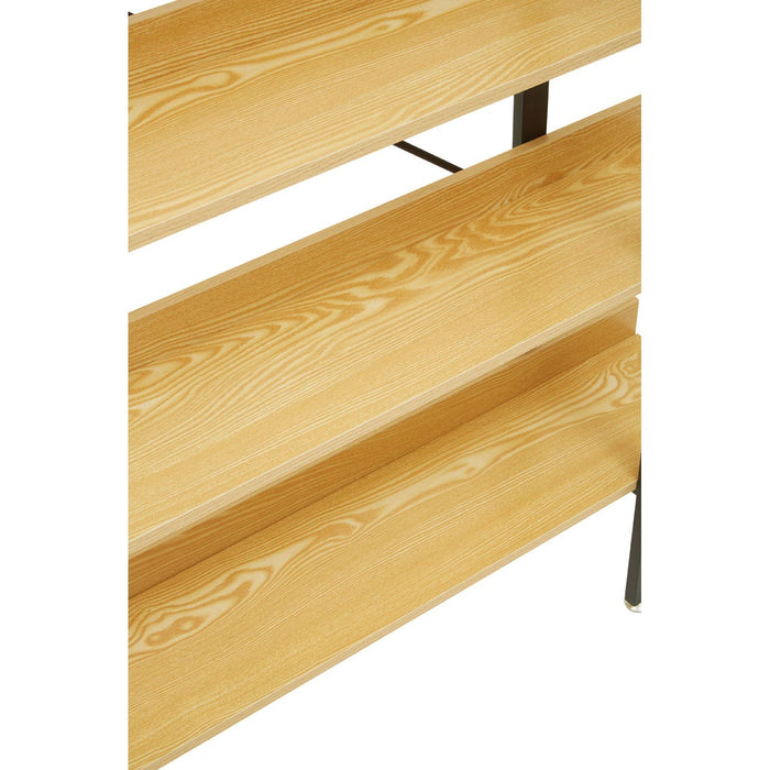 LAXTON 5 TIER LIGHT YELLOW SHELF UNIT - Modern Home Interiors