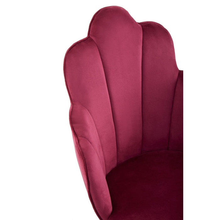 Tian Pink Velvet Dining Chair - Modern Home Interiors