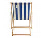 Beauport Navy / White Deck Chair - Modern Home Interiors