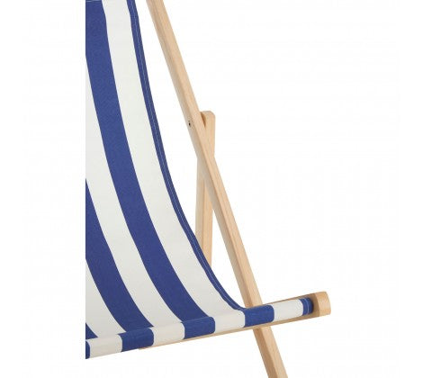 Beauport Navy / White Deck Chair - Modern Home Interiors