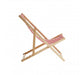 Beauport Red/ White Deck Chair - Modern Home Interiors