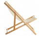 Beauport Cream Deck Chair - Modern Home Interiors