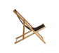 Beauport Black Deck Chair - Modern Home Interiors