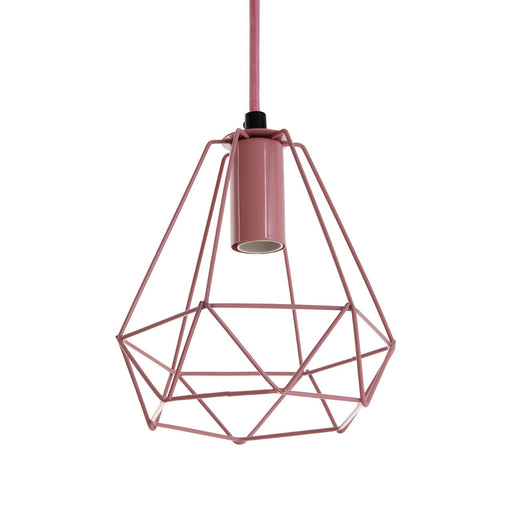 BELI PINK METAL WIRE PENDANT LIGHT - Modern Home Interiors