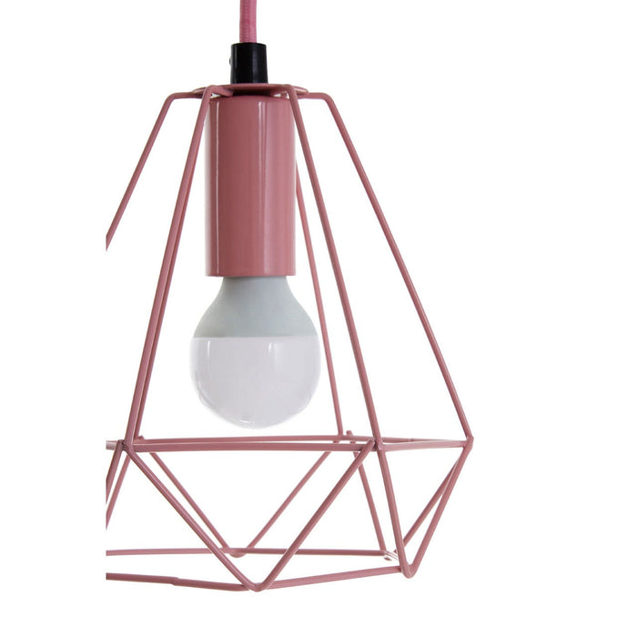 BELI PINK METAL WIRE PENDANT LIGHT - Modern Home Interiors