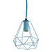 BELI BLUE METAL WIRE PENDANT LIGHT - Modern Home Interiors