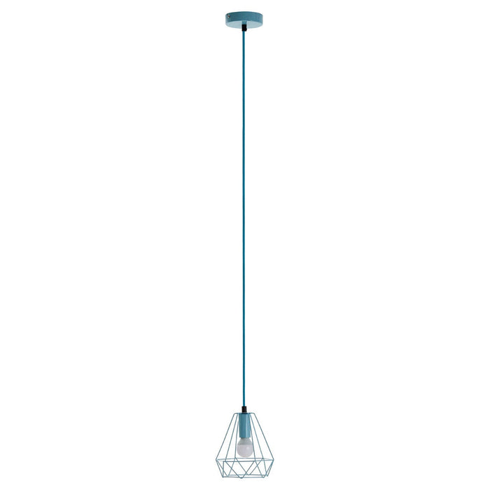 BELI BLUE METAL WIRE PENDANT LIGHT - Modern Home Interiors