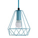 BELI BLUE METAL WIRE PENDANT LIGHT - Modern Home Interiors