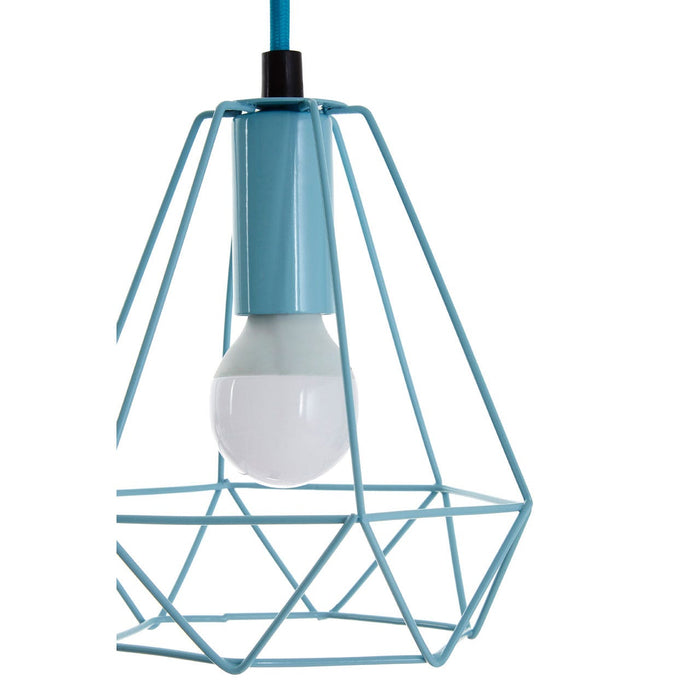 BELI BLUE METAL WIRE PENDANT LIGHT - Modern Home Interiors