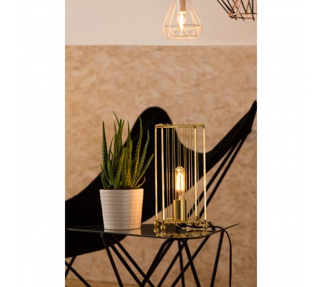 Deco Gold Finish Table Lamp - Modern Home Interiors