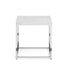 Julian Bowen Scala White Marble Effect Top Lamp Table - Modern Home Interiors