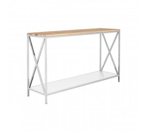 Chiswick Polished Stainless Steel Console Table - Modern Home Interiors