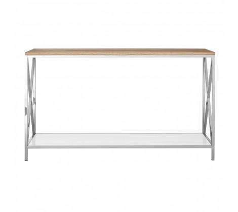 Chiswick Polished Stainless Steel Console Table - Modern Home Interiors