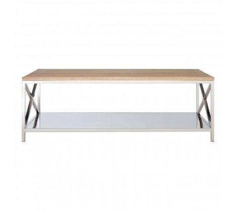 Chiswick Polished Stainless Steel Coffee Table - Modern Home Interiors