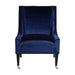 Downton Blue Velvet Chair - Modern Home Interiors