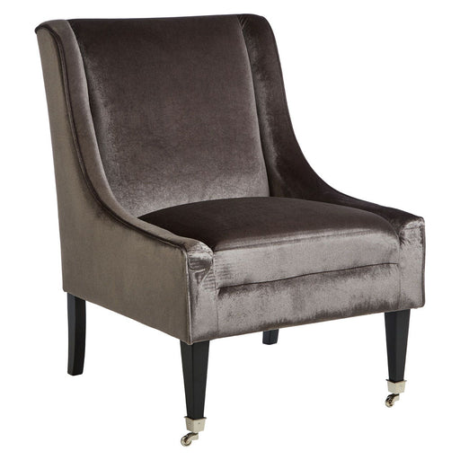 Downton Grey Velvet Chair - Modern Home Interiors