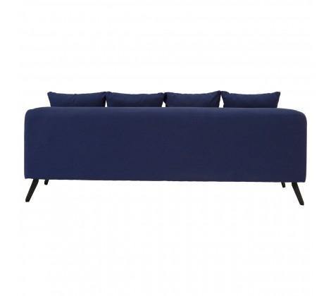 Mylo 3 Seater Navy Fabric Sofa - Modern Home Interiors