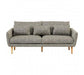 Alto 3 Grey Fabric Seater Sofa - Modern Home Interiors