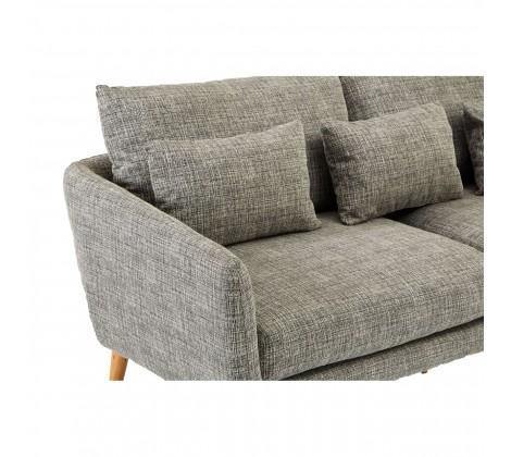 Alto 3 Grey Fabric Seater Sofa - Modern Home Interiors