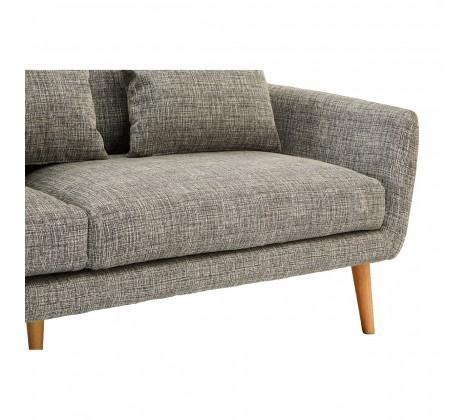 Alto 3 Grey Fabric Seater Sofa - Modern Home Interiors