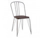 District Grey Metal And Elm Wood Chair - Modern Home Interiors