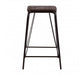 District Black Metal And Elm Wood Stool - Modern Home Interiors