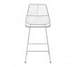 District Chrome Metal Wire Tapered Bar Chair - Modern Home Interiors