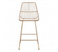 District Gold Metal Wire Tapered Bar Chair - Modern Home Interiors