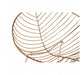 District Gold Metal Wire Rounded Chair - Modern Home Interiors