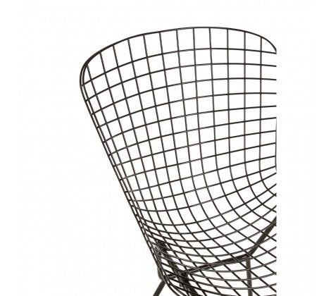 District Black Metal Wire Chair - Modern Home Interiors