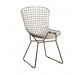 District Bronze Metal Grid Frame Wire Chair - Modern Home Interiors