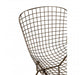 District Bronze Metal Grid Frame Wire Chair - Modern Home Interiors