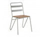 District Grey Metal And Elm Wood Chair - Modern Home Interiors