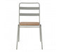 District Grey Metal And Elm Wood Chair - Modern Home Interiors