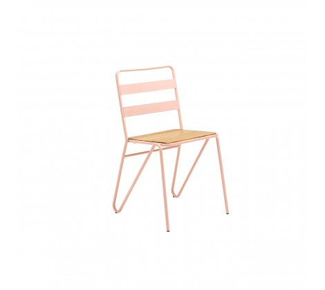 District Pink Metal Chair - Modern Home Interiors