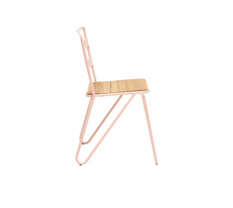 District Pink Metal Chair - Modern Home Interiors