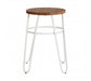 District Elm Wood Hairpin Stool - Modern Home Interiors