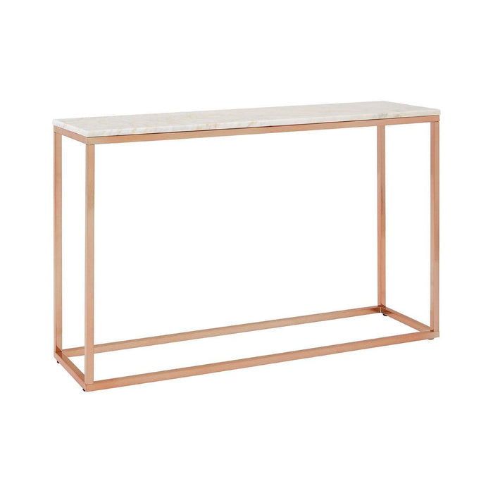 Allure White Marble Console Table - Modern Home Interiors