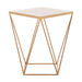 Shalmiar Square Marble Top Side Table - Modern Home Interiors