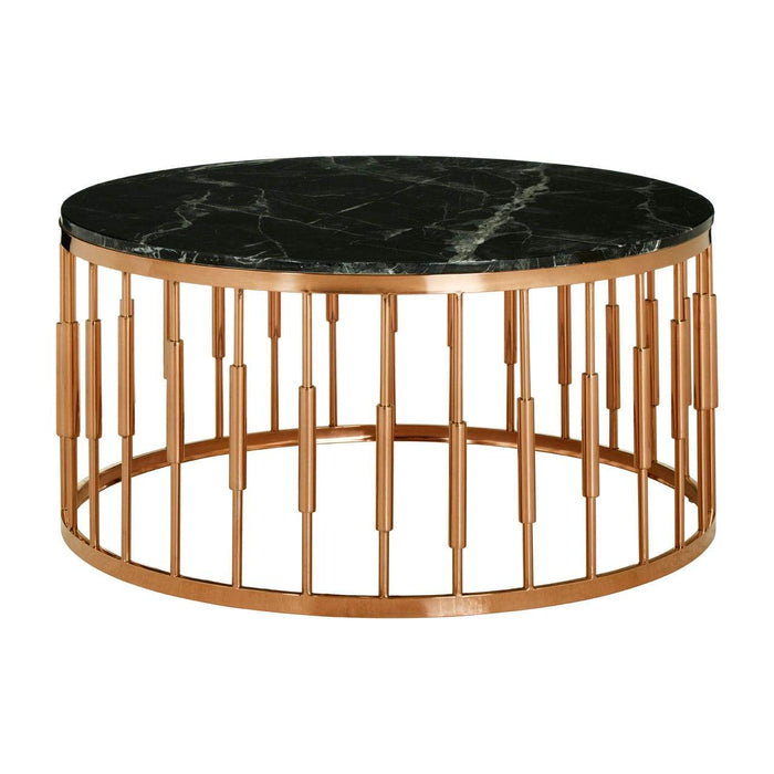 Alvaro Round Marble Top Coffee Table - Modern Home Interiors