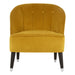 Doucet Dijon Yellow Velvet Chair - Modern Home Interiors