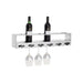 Novo 6 Bottle Silver Finish Wine Rack - Modern Home Interiors