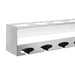 Novo 6 Bottle Silver Finish Wine Rack - Modern Home Interiors