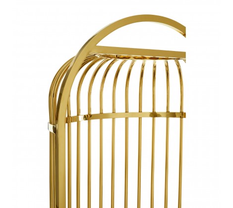 Eliza Dome Cage Chair - Gold Finish - Modern Home Interiors