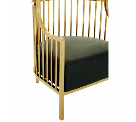 Eliza Dome Cage Chair - Gold Finish - Modern Home Interiors