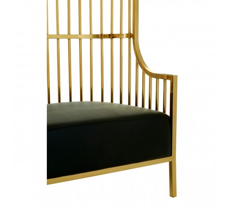 Eliza Dome Cage Chair - Gold Finish - Modern Home Interiors