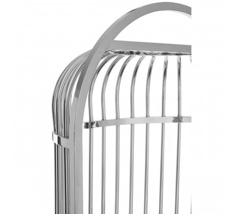 Eliza Dome Cage Chair - Silver Finish - Modern Home Interiors