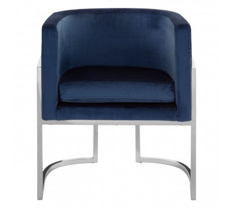 Eliza Dining/Accent Chair - Blue - Modern Home Interiors